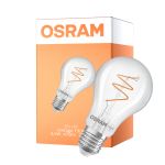 Osram Vintage 1906 LED Classic Slim E27 Pear Filament Clear 4.6W 470lm - 922 Extra Warm White | Best Colour Rendering - Dimmable - Replaces 40W