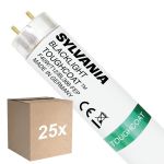 Multipack 25x Sylvania Blacklight BL368 T12 Toughcoat 40W - 368 UV | 120cm