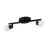 Eglo Ceiling Light Buzz-LED Steel Black 2x2.8W 2x250lm - 830 Warm White | IP20 - Incl. 2x GU10