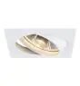 SLV New Tria 1 Spot Aluminium White Square | Cutout 150mm - Suitable for 1x GU10 (AR111) 