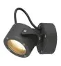 SLV Sitra 360 Wall and Ceiling Light Aluminium Grey | Outdoor - IP44 - Suitable for 1x GX53 